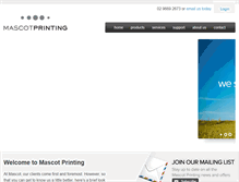 Tablet Screenshot of mascotprinting.com.au
